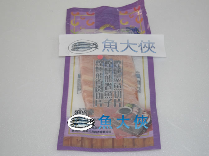 【魚大俠】SD015煙燻花枝片(柔魚製品) 數十片/包/$38 解凍即食