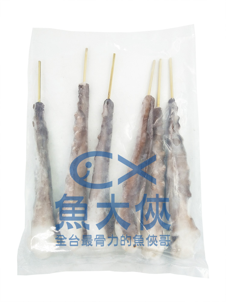 1H4A【魚大俠】SD044深海祕魯魷魚足串(6支/1kg/包)