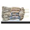 1G4B【魚大俠】SD045串燒阿根廷小魷魚(130~150g/尾/5尾/包)已殺菁串籤/夜市烤魷魚炸魷魚烤小卷專用魷魚批發