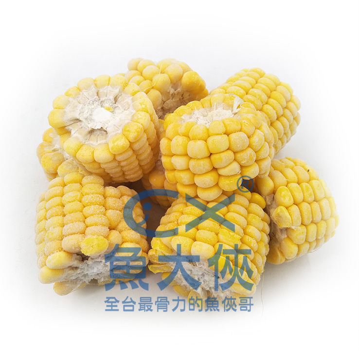 1I3A【魚大俠】AR062生凍-玉米塊(1kg/包)#非基改#玉米塊