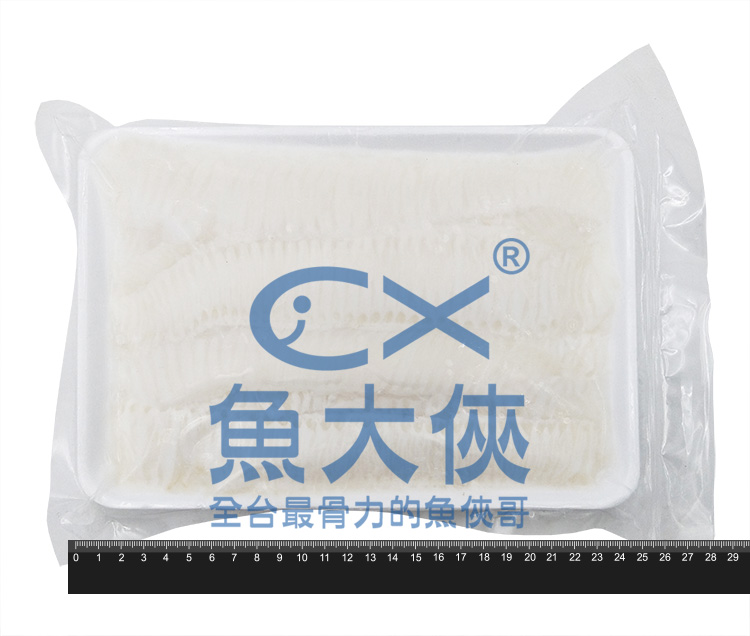 1E1A【魚大俠】FH242比目魚鰭邊肉/劍齒鰈魚片原條(500g/盒)#爭