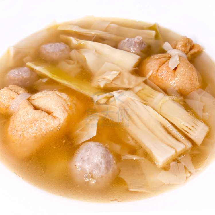 手路菜-福袋轎篙筍鵝肉丸湯(800g/包)-2G2B【魚大俠】FF664