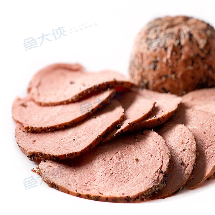 齋之味-素黑胡椒煙燻火腿(350g/粒)#全素#粒-2J5A【魚大俠】AR145