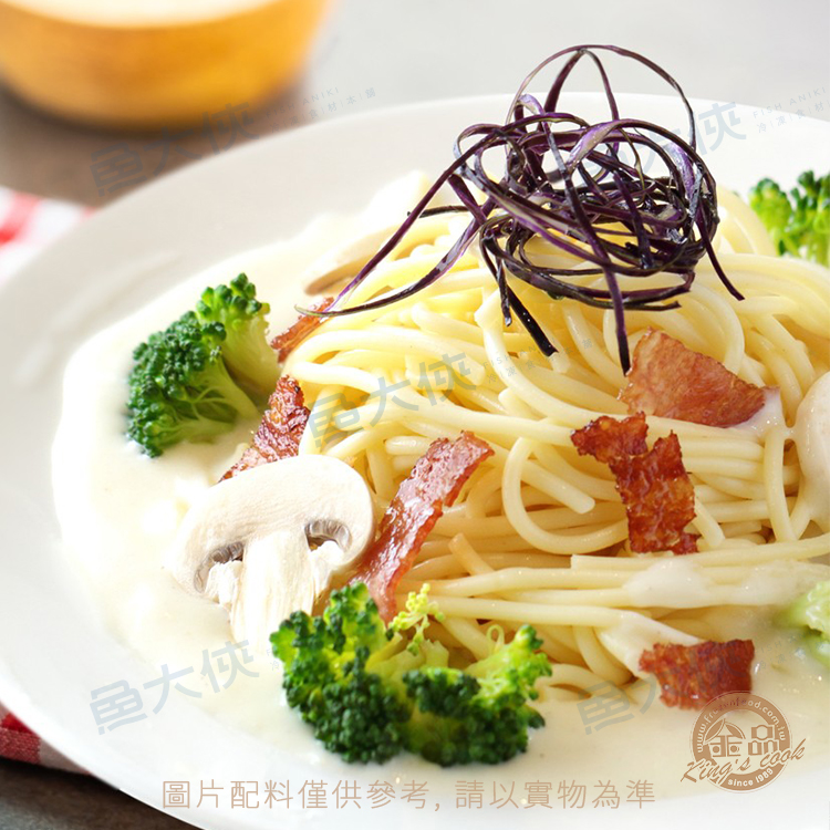 金品-義大利麵-白醬培根(250g/包)-2E6B【魚大俠】FF815