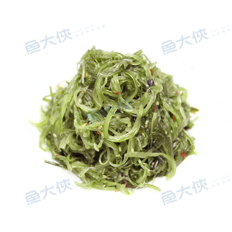 億鄉-美味海帶絲(1kg/包)#全素#裙帶梗絲#綠-1F3B【魚大俠】FF056