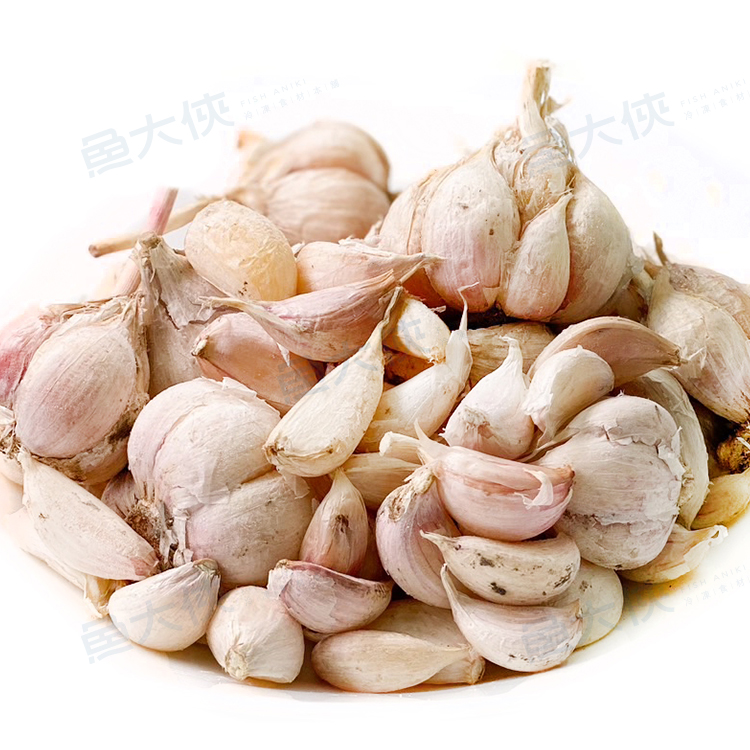 冷凍生-蒜頭/帶皮蒜仁(300g/包)#大蒜瓣-1I3B【魚大俠】AR266