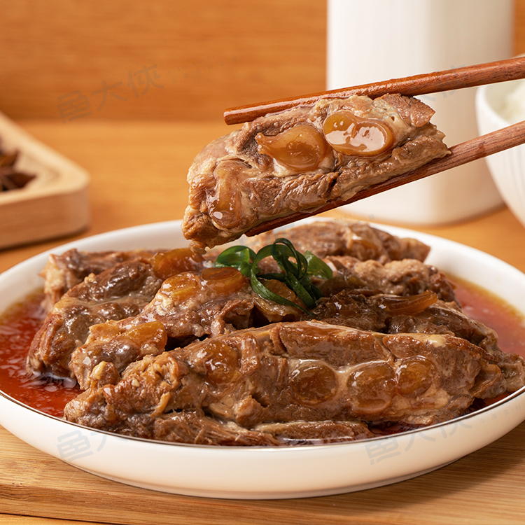 新興461軟骨肉-紅燒(固130g/淨250g/包)-2J2B【魚大俠】FF994