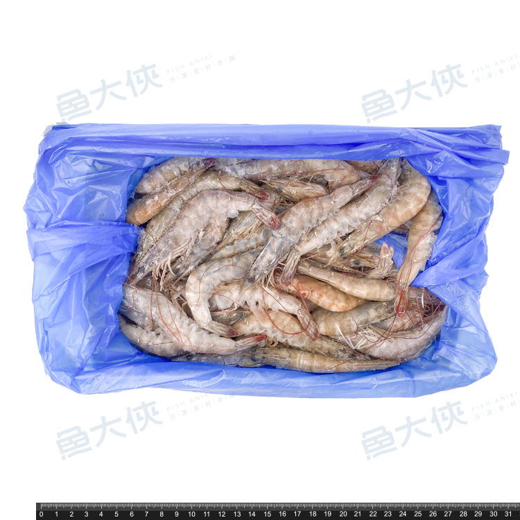 中美活凍80/100生白蝦(700g/盒)#小盒-1A4A【魚大俠】SP117