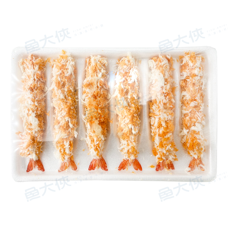 酥脆麵包蝦/炸蝦AB蝦(6尾/210g/盤)-1H1A【魚大俠】SP013