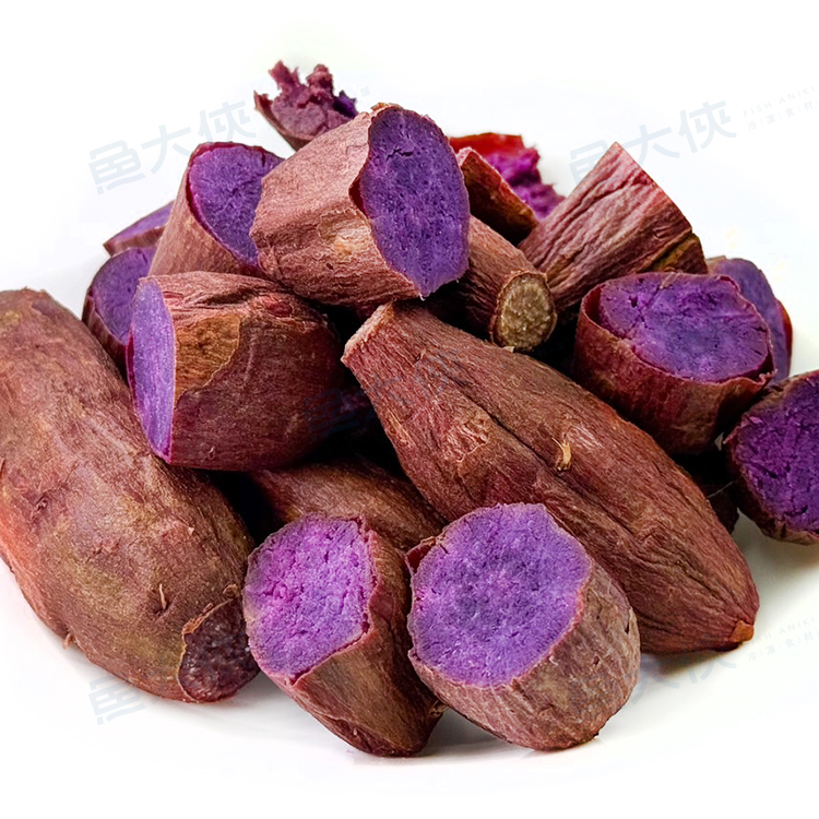台灣小農-冰烤紫心地瓜(1kg/包)#紫心番薯-1F2B【魚大俠】AR308