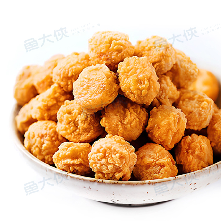 紅龍-小巧雞塊(1kg/包)#小-1I1A【魚大俠】FF317