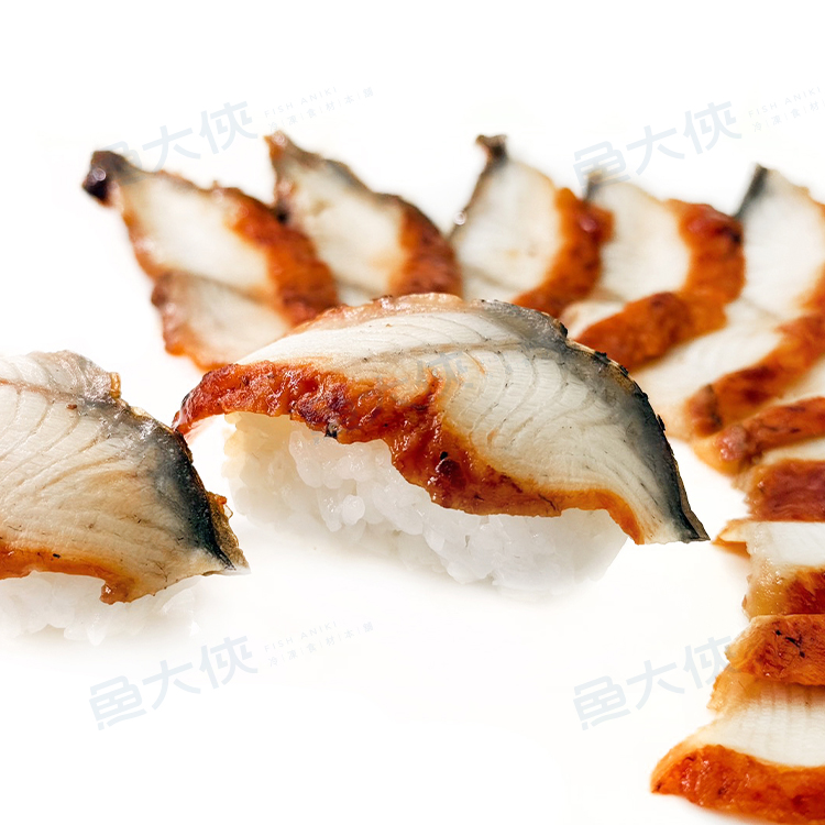 壽司鰻魚切片(20片/120g/盤)#蒲燒鰻魚握壽司-2E4A【魚大俠】FH398