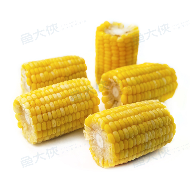 如記-碳烤玉米棒(6.5cm/5支/350g/包)#熟品#關東煮#烤肉串燒-1D4B【魚大俠】FF484