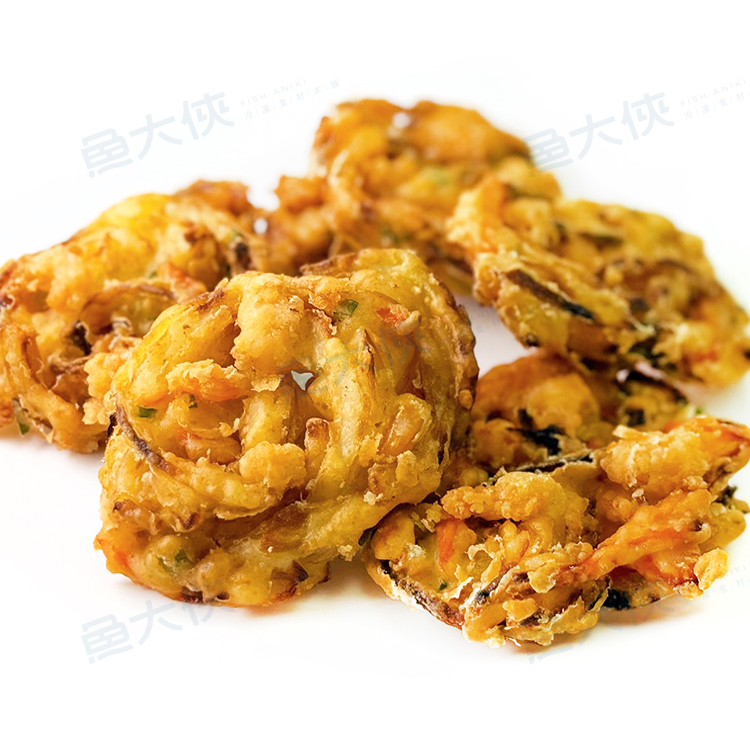 野菜蝦仁天婦羅(6個/240g/包)-【魚大俠】FF1121