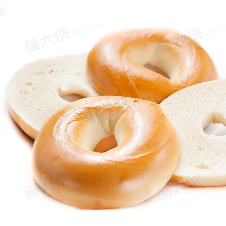 義美-美式貝果/焙果(6個/540g/包)#原味側切#純素-2G2B【魚大俠】FF617