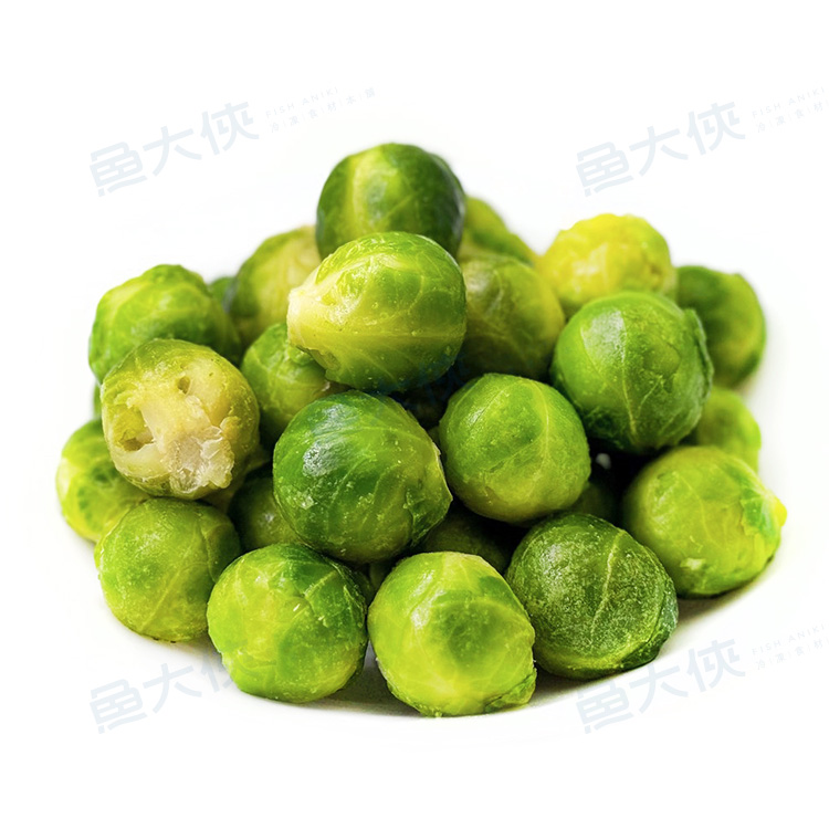 比利時-熟凍孢子甘藍(1kg/包)#球芽甘藍-1H5A【魚大俠】AR241