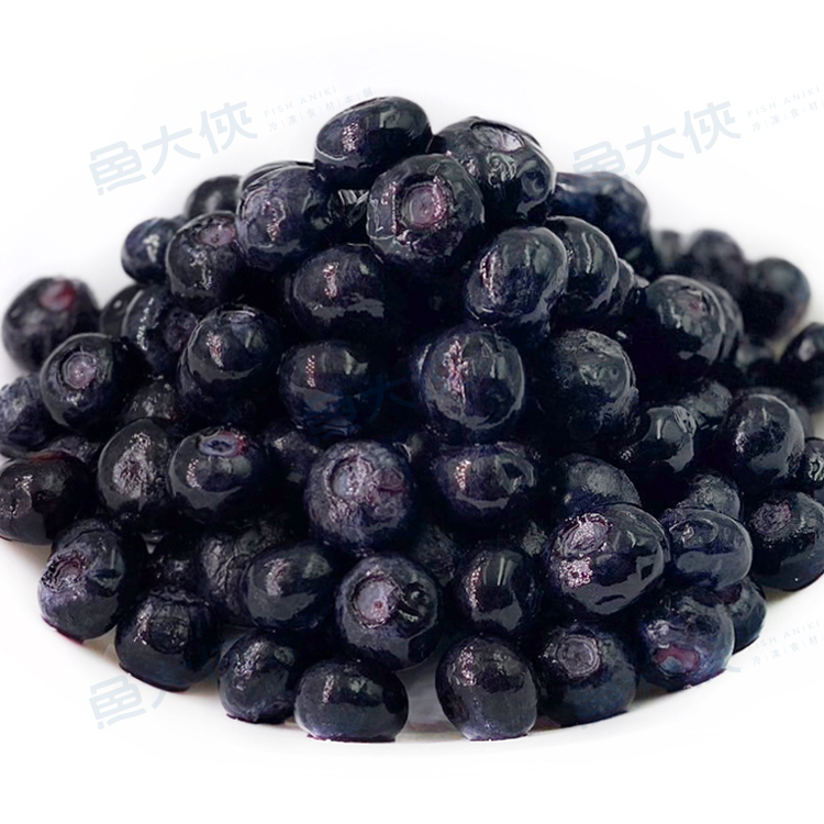 冷凍藍莓鮮果-中國大包裝(1kg/包)#CP值最高#冷凍水果-1G6B【魚大俠】AR346
